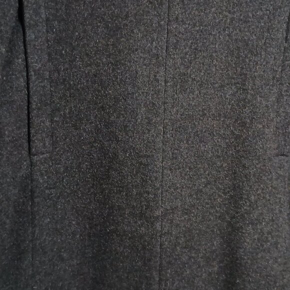 Donnybrook Women Full Length Wool Overcoat Size 12 Black Gray - Picture 14 of 16